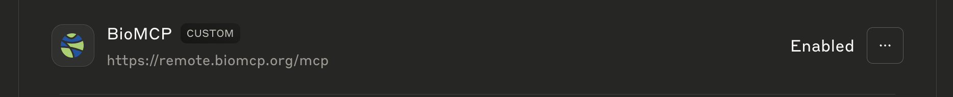 Connector Enabled Status